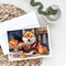 Edge Collections - 5" x 7" - Multicolor - Shiba Inu Fall Kitchen Pumpkins Greeting Cards - 8 Pieces